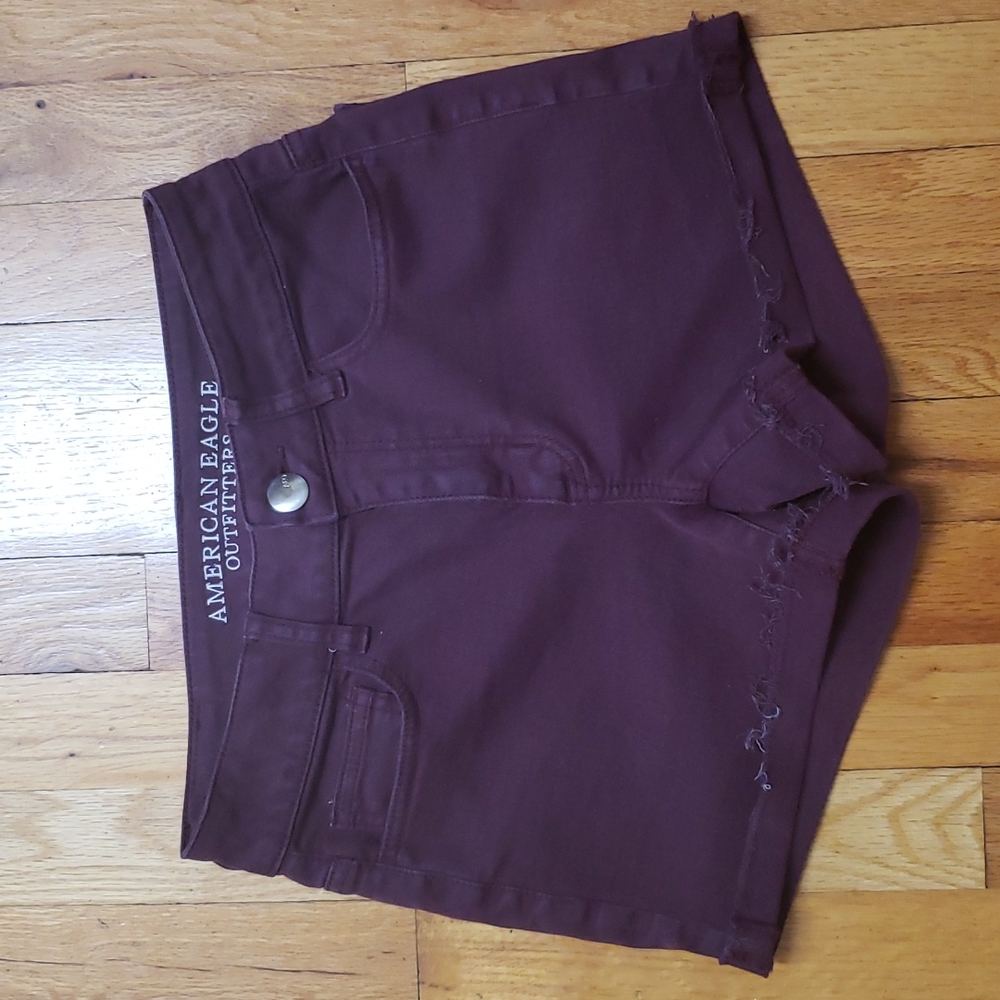 American Eagle Shorts size 0 Hi Rise Shortie Super Super Stretch EUC!